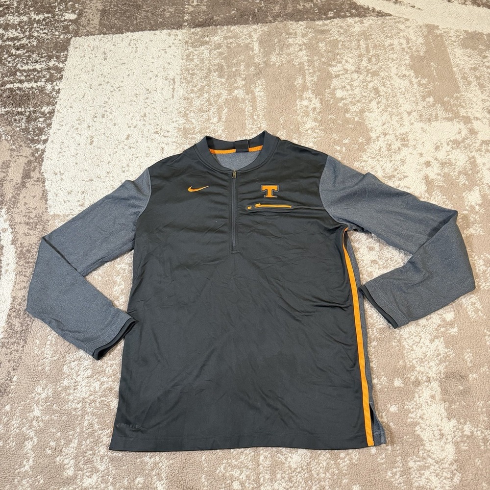 Nike Half Zip Pullover Mens Medium Dri Fit Tennessee Volunteers Blade Collar